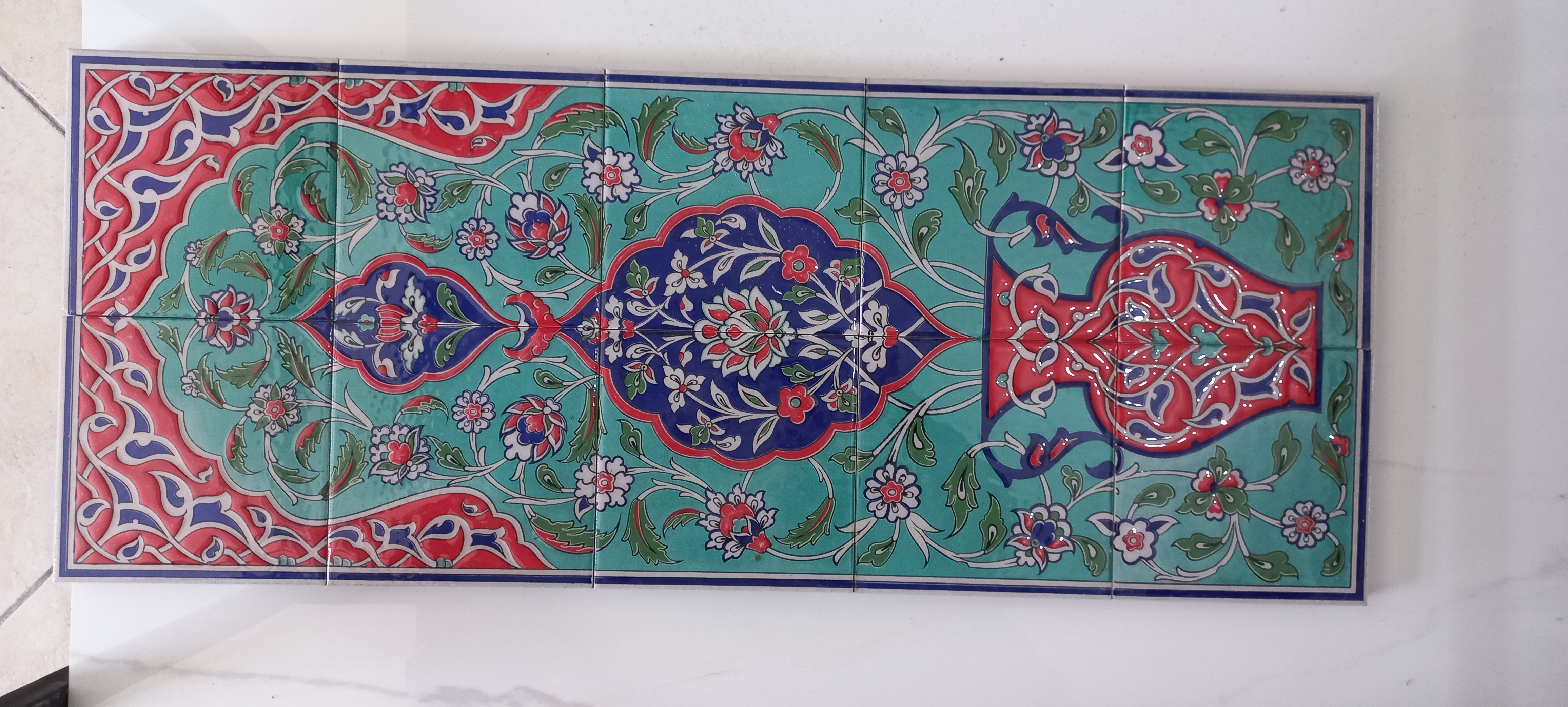 40X100 cm Çini Pano-5